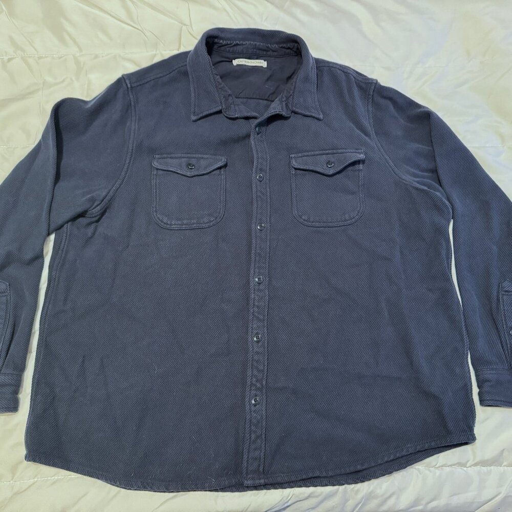 Outerknown Blanket Shirt - Midnight Blue - XXL